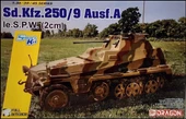 Dragon 6882 1/35 Ölçek, Sd.Kfz.250/9 Ausf.A le.S.P.W. (2cm) Yarı Paletli Askeri Araç Plastik Model Kiti thumbnail 1