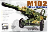 AFV Club AF35006 1/35 Ölçek, M102 105mm HOWITZER Obüs, Plastik Model kiti thumbnail 1
