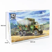 AFV Club AF35304 1/35 Ölçek, M109A3 Konteyner Kasalı Askeri Kamyon, Plastik Model kiti thumbnail 5