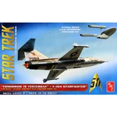 AMT 953 1/48 Ölçek, Star Trek F104 Starfighter Uzay Aracı, Plastik Model kiti thumbnail 1