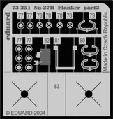 Eduard 73251 1/72 Ölçek, Su-27 Flanker B For Hasegawa/Rev - 3