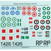 Tiger Head Decals 72015 1/72 Ölçek, Texans of Hot Climates - 1