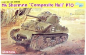 Dragon 6740 1/35 Ölçek, M4 Sherman Tankı ( Composite Hull PTO w/Magic Track ) Plastik Model Kiti thumbnail 1