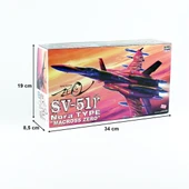 Hasegawa 16 65716 1/72 Ölçek, SV-51 ? Nora Type (Macross Zero), Macross-Robotech TV Serisi, Bilim Kurgu Plastik Model Kiti thumbnail 5