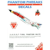 Babibi PB48001 1/48 Ölçek, Jasdf F4-EJ Son Samuray Beyaz Phantom Özel, Dekal Çıkartma thumbnail 1