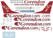 Nazca Decals Cor001 1/144 Ölçek, Corendon Flyair 737-300 thumbnail 2