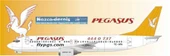 Nazca Decals Peg001 1/144 Ölçek, Pegasus B737-400 Classic -Tc Afa thumbnail 1