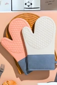 Mucit Home 1 ADET %100 Silikon Yanmaz Yapışmaz Silikon Fırın Eldiveni Mutfak Eldiveni Isıya Dayanıklı Eldiven thumbnail 4