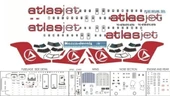 Nazca Decals Crj9003 1/144 Ölçek, Atlasjet Crj-900 thumbnail 2