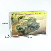 Dragon 6740 1/35 Ölçek, M4 Sherman Tankı ( Composite Hull PTO w/Magic Track ) Plastik Model Kiti thumbnail 4