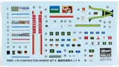 Hasegawa WM06 66006 1/35 Ölçek, İnşaat İşçileri Set B, Plastik Model Kiti thumbnail 4
