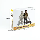 Dragon 75034 1/6 Ölçek, İngiliz Bisikleti (Welbıke) Plastik Model Kiti thumbnail 4