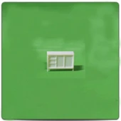 Schulcz 559019 1/50 Ölçek, Komodin Dolap-32 Mm-Beyaz-2 Adet - 1