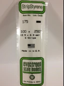 Evergreen 179 2,5*6,30*355 Mm Köşeli Çubuk-6 Adet -Beyaz thumbnail 1