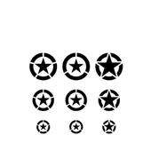 Vallejo ST-AIR004 1/72-1/48-1/32 USAF Şemaları Esnek Boya Şablonu thumbnail 2