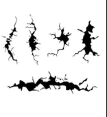 Vallejo ST-TX001 1/35 Duvar Çatlağı Desenli Esnek Boya Şablonu thumbnail 2