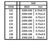 Evergreen 138 0,75*4,80*355 Mm Köşeli Çubuk-10 Adet -Beyaz thumbnail 3