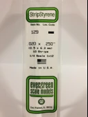 Evergreen 129 0,50*6,30*355 Mm Köşeli Çubuk-10 Adet -Beyaz thumbnail 1