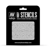 Vallejo ST-TX006 1/35 Ahşap Dokusu-1 Desenli Esnek Boya Şablonu thumbnail 1