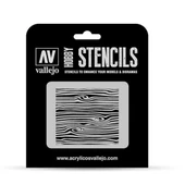 Vallejo ST-TX007 1/35 Ahşap Dokusu-2 Desenli Esnek Boya Şablonu thumbnail 1