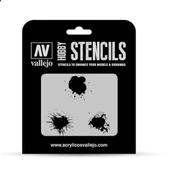 Vallejo ST-TX005 1/35 Boya Lekeleri Desenli Esnek Boya Şablonu thumbnail 1