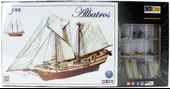 Occre 12500 1/100 Ölçek, Albatros, 57 cm. Yelkenli Sahil Muhafaza Gemisi, Ahşap Model Kiti thumbnail 1