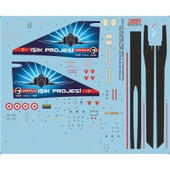 Babibi DBT-01378 1/48 Ölçek, RF-4E Terminator Işık Projesi Özel Boyama Decal Set Kırmızı, Dekal Çıkartma thumbnail 3