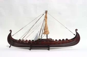 Gianhien Fb0021W80 Oseberg Viking Fargag Ahşap Hazır Yelkenli Gemi Maketi thumbnail 4