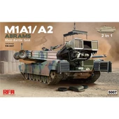 RFM 5007 1/35 Ölçek, M1A1/ A2 Abrams Tankı, İç Detaylı, Plastik Model kiti thumbnail 1
