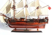 Gianhien Ts0020W60 Hms Bounty Ahşap Hazır Yelkenli Savaş Gemisi Maketi thumbnail 3