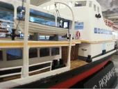 Türk Model 1/87 141 Paşabahçe Yolcu Vapuru, 86 cm. Ahşap Model Kiti thumbnail 4