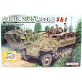 Dragon 6223 1/35 Ölçek, Sd.Kfz. 251/7 Ausf. D (3 in 1) Personel Taşıyıcı Plastik Model Kiti thumbnail 1