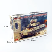 RFM 5020 1/35 Ölçek, M551A1/ A1TTS Sheridan Tankı, Plastik Model kiti thumbnail 5