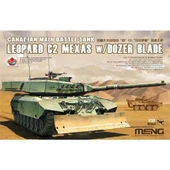 Meng TS-041 1/35 Ölçek, Kanada Leopard C2 MEXAS, Dozer Bıçaklı Ana Muharebe Tankı, Plastik Model Kiti thumbnail 1