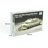 Trumpeter 07277 1/72 Ölçek, M1A1 Mayın Temizleme Aparatlı Tank, Plastik Model Kiti - 5