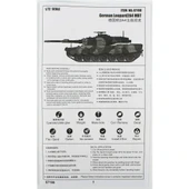 Trumpeter 07190 1/72 Ölçek, Alman Leopard 2A4 Ana Muharebe Tankı, Plastik Model Kiti thumbnail 3