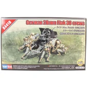 HobbyBoss 84418 1/35 Ölçek, Alman 20mm Flak 38 Topçuları, Plastik Figür Kiti thumbnail 1