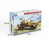 Trumpeter 09595 1/35 Ölçek, L4500A ve 5cm Flak 41-II Askeri Aracı,Plastik Model Kiti thumbnail 5