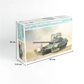 Trumpeter 09609 1/35 Ölçek, Rus T-72B1 Ana Muharebe Tankı ve KTM-6 Izgara Zırhlı, Plastik Model Kiti thumbnail 5