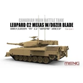 Meng TS-041 1/35 Ölçek, Kanada Leopard C2 MEXAS, Dozer Bıçaklı Ana Muharebe Tankı, Plastik Model Kiti thumbnail 4