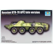 Trumpeter 07138 1/72 Ölçek, Rus BTR-70 APC (Geç Dönem) Zırhlı Personel Taşıyıcı, Plastik Model Kiti - 1