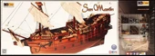 Occre 13601 1/90 Ölçek, San Martin, 66 cm. Yelkenli İspanyol Kalyonu, Ahşap Model Kiti thumbnail 1
