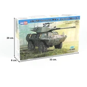 HobbyBoss 82422 1/35 Ölçek, LAV-150 Commando AFV w/Cockerill 90mm Gun, Amfibik Araç , Plastik Model Kiti thumbnail 5