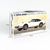 Hasegawa HC1 21101 1/24 Ölçek, Toyota 2000GT 1967, Otomobil Plastik Model Kiti thumbnail 5