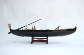 Gianhien Fb0008Bp Siyah Gondol Ahşap Hazır Kayık Maketi thumbnail 4