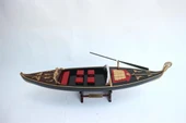 Gianhien Fb0008Bp Siyah Gondol Ahşap Hazır Kayık Maketi thumbnail 3