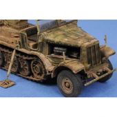 Trumpeter 07251 1/72 Ölçek, Yarı Paletli Döner Vinç 6t ,18t (Sd.kfz.9/1), Plastik Model Kiti - 4
