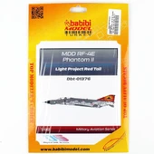 Babibi DBT-01376 1/48 Ölçek, RF-4E Terminator Işık Projesi Özel Boyama Decal Set Kırmızı, Dekal Çıkartma thumbnail 1