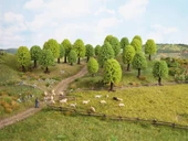 Noch 26801 Yapraklı Ağaçlar, 25 Adet, -9 cm. Diorama Malzemesi thumbnail 1