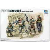 Trumpeter 00419 1/35 Ölçek, PMC Saldırı Timi Irak'ta (2005) Figürleri Plastik Model Kiti thumbnail 1